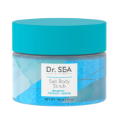 Солевой скраб для тела с бергамотом, пачули и жасмином